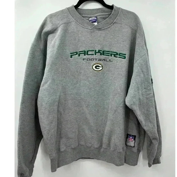 NFL Team Apparel/Reebok Men's Green Bay Packers Crew Neck Sweatshirt XL Football - Picture 1 of 6